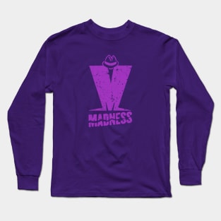 Madness - Retro Purple Long Sleeve T-Shirt